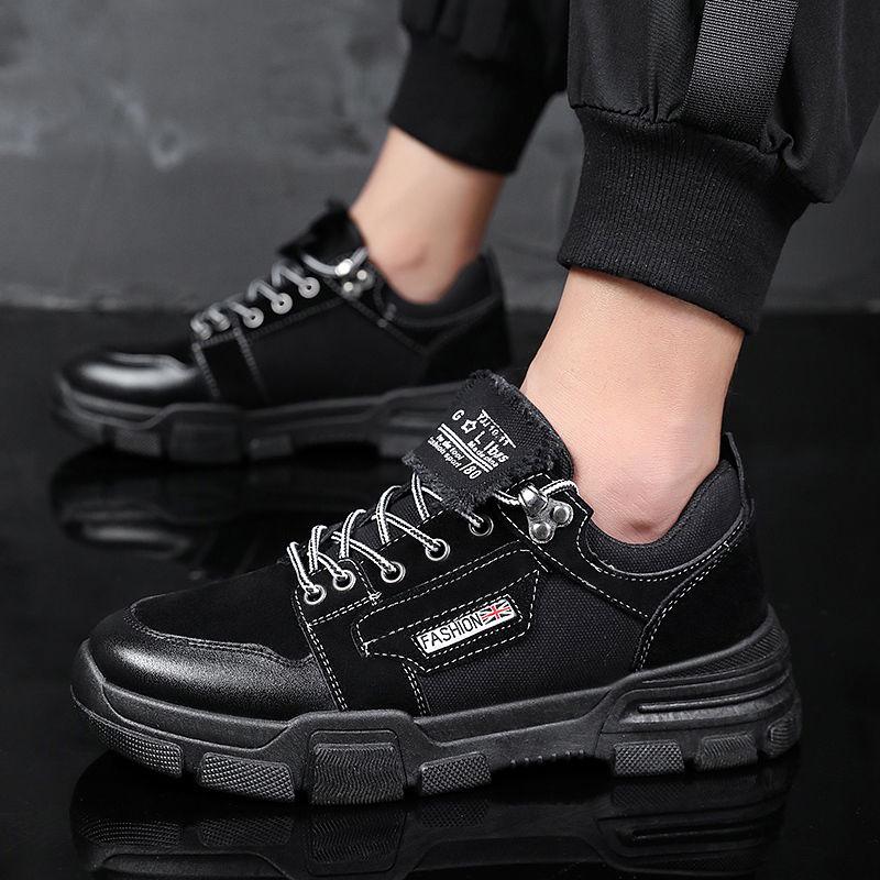 Autumn Winter Snow Boots Men Casual High Top Shoes Male Outdoor Sneakers Men Sport Basketball Shoes