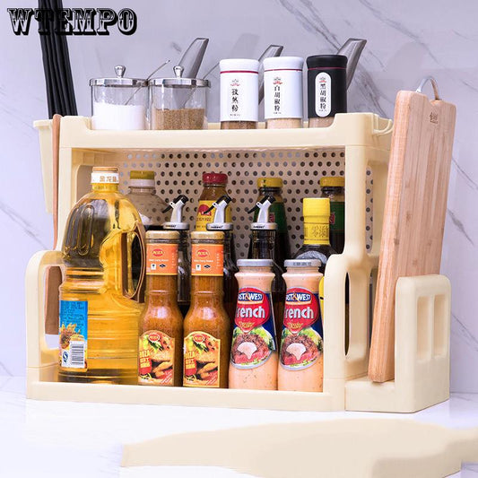 Brand Kitchen Cabinet Hanging Rack Shelves Basket Storage Organizer Holder