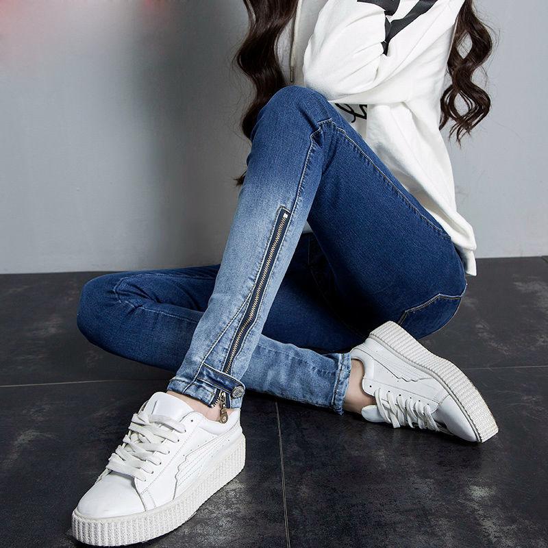 WTEMPO Women's Jeans High Waist Jeans Zipper Opening Button Foot Wide Leg Straight  Denim Big Pocket Trousers