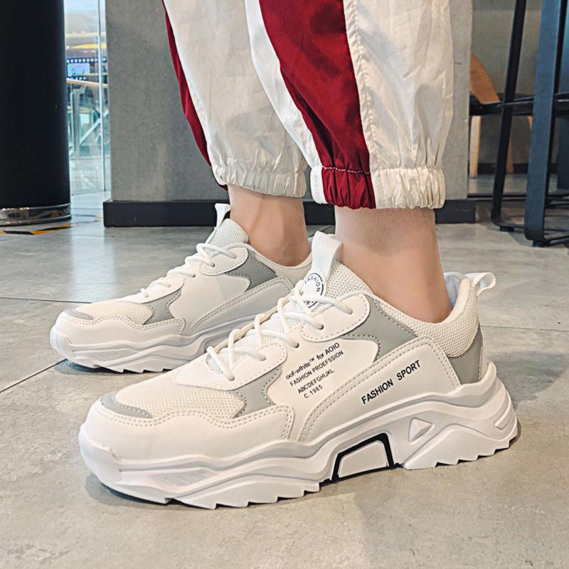 Men's casual shoes summer lightweight dad shoes men's breathable basketball sneakers running shoes