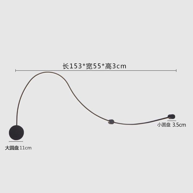 Modern LED Wall Light Scandinavian Sconces Bedroom Bedside Decoration Living Room Corridor Wall Lamp