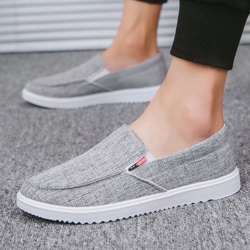 Spring and Summer Men's Casual Lazy Shoes All-match Breathable Old Beijing Canvas Shoes