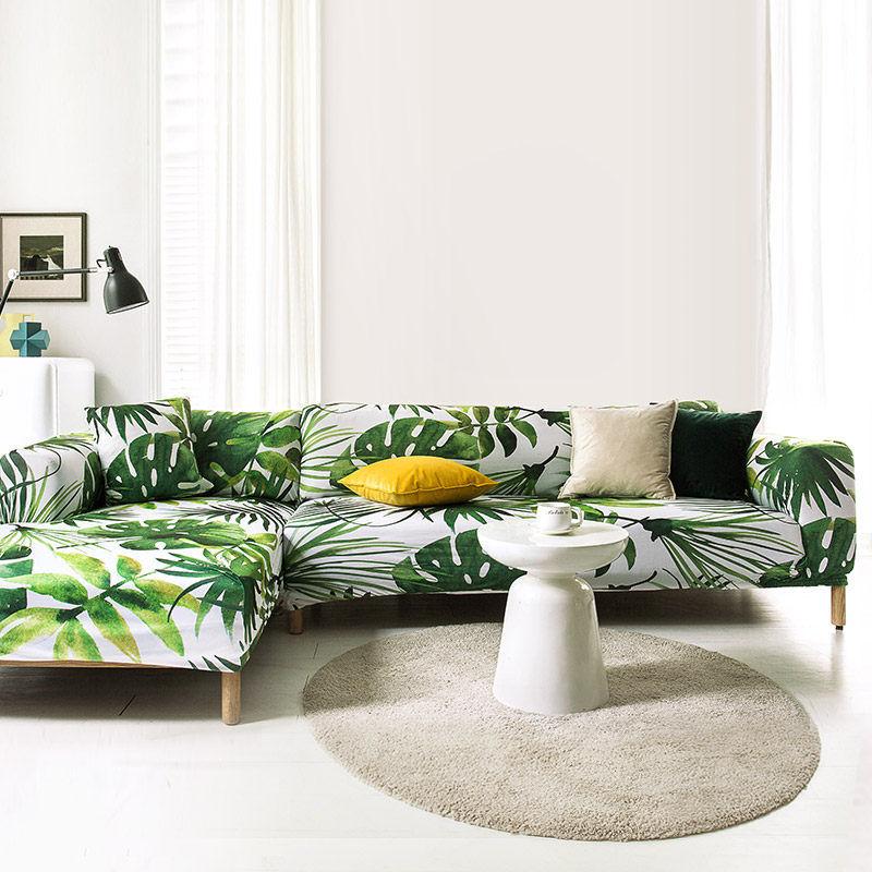 L Shaped Sofa Cover Slipcovers Elasticity Sofa Towel Armchair Cover  Corner Sofa Protect  Furniture