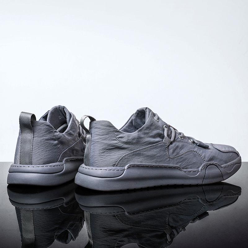 Men's Canvas Shoes Spring Summer Breathable Leisure Running Sneakers  Woven  One Pedal