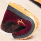 Women's Winter Plus Velvet Padded Cotton Shoes Non-slip  Short-tube Mother's Cotton Boots