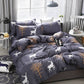 Net Celebrity Four-piece Bedding Cartoon Bed Linen Quilt Sanding Three-piece Student Bedding