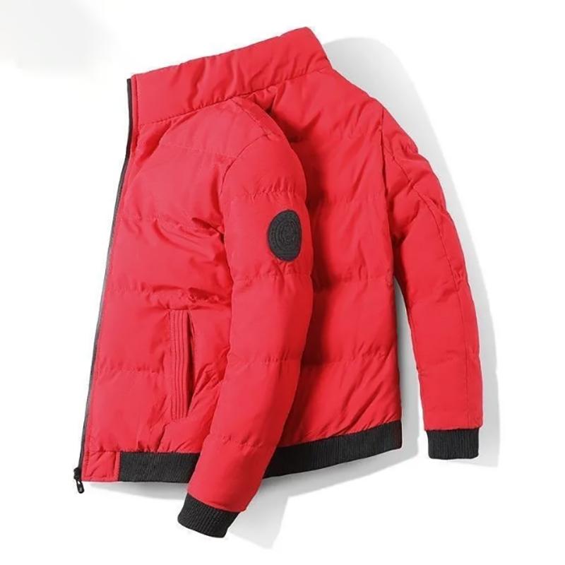 Men's Down Padded Jacket Keeps Warm In Autumn and Winter and Thicken Plus Size Korean Baseball Uniform Men's Jacket