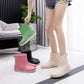 Waterproof Rain Boots for Girls Women Work Shoes Non Slip Anti Skip Water Shoes Pink Boots PVC 36-40 Size Fashion
