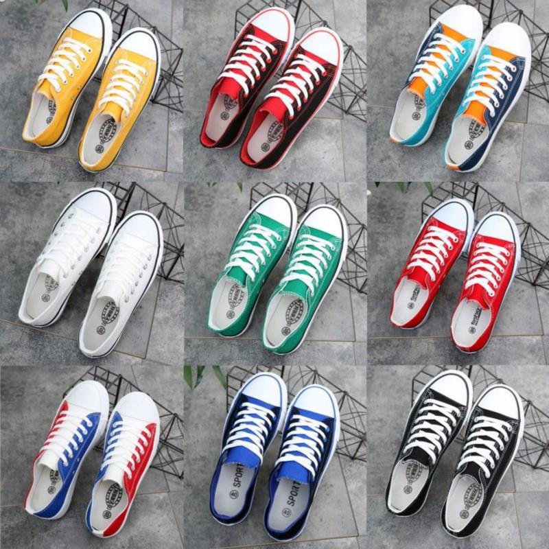 Low-top Canvas Shoes Men's Shoes Breathable Wild Casual Board Shoes Students Flat Shoes