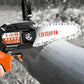 199VF Electric Chain Saw Set with Two Batteries 15cm Cordless Pruning Saw One-handed Logging Saw Garden Tools
