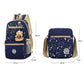 Canvas Shoulder School Bag Backpack Travel Satchel Rucksack Handbag