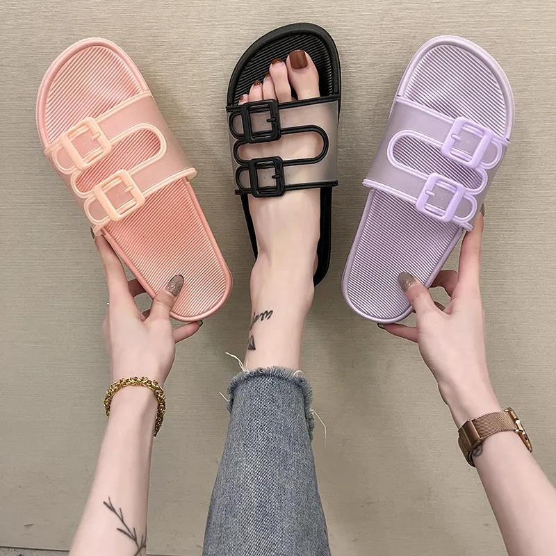 Slippers Women Summer Outdoor Wear All-match Cute Non-slip Indoor Home Beach Shoes Comfortable and Lightweight