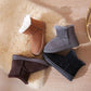 Snow Boots Women's Mid-tube Boots Thickened Snow Cotton Shoes Winter Warm and Velvet Bread Shoes