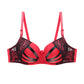 Bra Set Women Sexy Push Up Underwire Backless Lingerie Set Lace Sex Thin Gather Hollow Solid Color Bra Thong Suit Plus Size