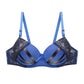 Bra Set Women Sexy Push Up Underwire Backless Lingerie Set Lace Sex Thin Gather Hollow Solid Color Bra Thong Suit Plus Size