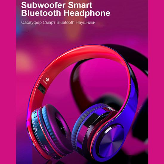 Wilress Headphones Bluetooth 5.0 Gaming Headset Hifi Stereo Sports Headphones for Computer with Mic