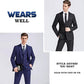Men Blazer Set Formal Trousers Business Outerwear Pants Office Slack Pants Jacket Suit Tuxedo
