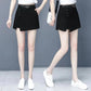 Women's Elastic Waist Casual Shorts Spring and Summer High Waist Shorts Thin and Versatile Wide-leg Pants Skirt