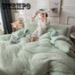 4pcs Home Textile Quilt Cover Set Cashmere Winter Bedding Set Queen King Size Bed Set Duvet Cover