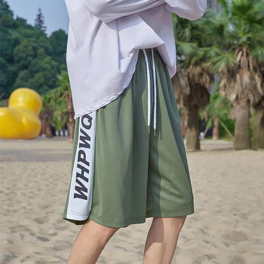 Summer Men's Shorts Trend Couple Five-point Pants Loose Hip-hop Basketball Sports Pants Casual Beach Pants