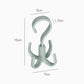 1/3PCS 360° Rotatable Towel Rack 4 Hooks Plastic Handbag Hat Clothes Ties Bag Holder Shelf Organizer Belt Closet Hanger Hanging Storage Hook