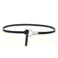 Ladies Leather Decorative Belt Knotted Cowhide Dress Thin Belt Korean Skirt Belt Girls Belt Decorative Belt