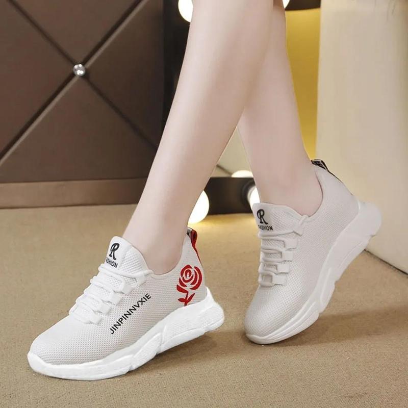 Women's Clearance Shoes Sports Students Korean Fashion Shoes Versatile Breathable Running Women's Shoes