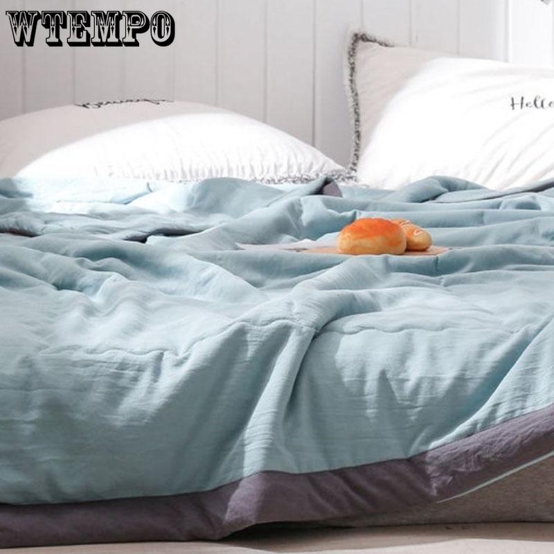 Blanket Quilt Cool In Summer and Air Conditioning Quilt In Spring and Autumn Thin Quilt Quilt Bed Linings
