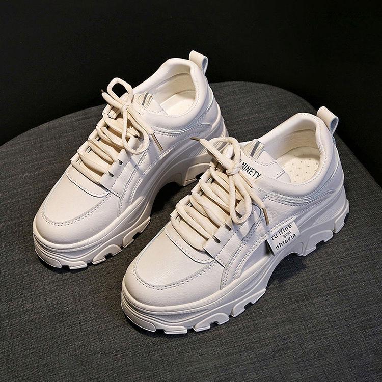 Platform Sneakers Women Spring Shoes Woman White Sneakers Girl Students Casual Shoes Dad Shoes