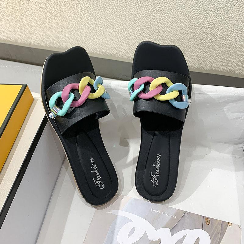 Slippers Women's Outerwear Summer Fashion Sandals Girls Heart Beach Shoes Slippers Women