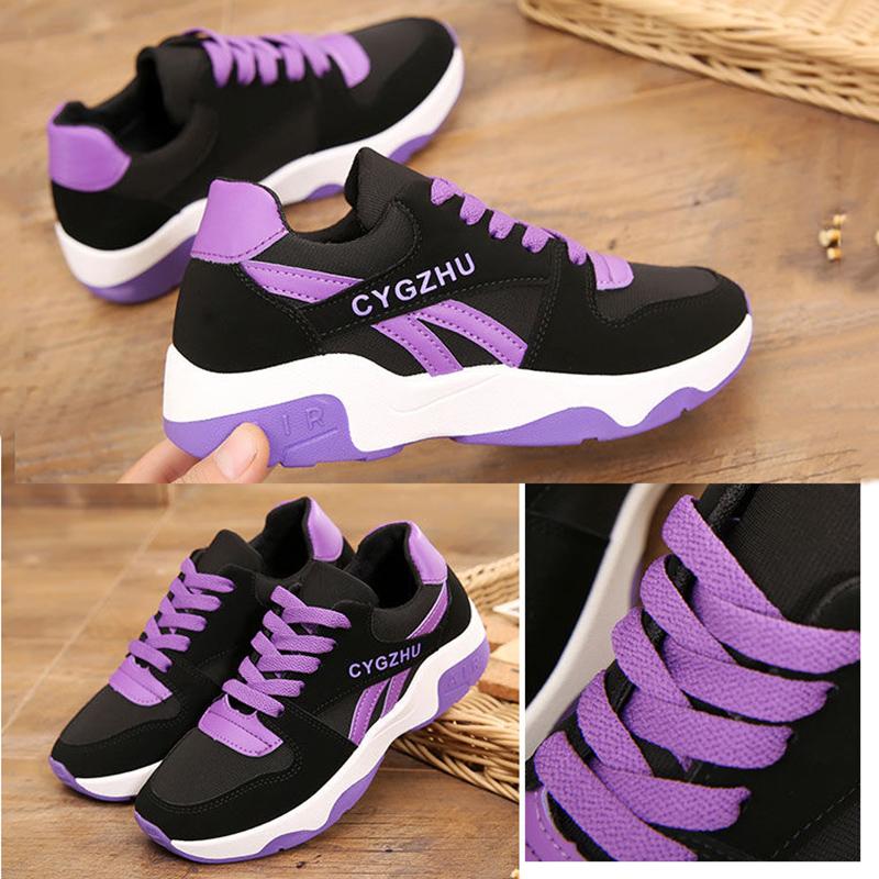 Women's Clearance Shoes Sports Female Students Korean Fashion Shoes Versatile Breathable Running Women's Shoes