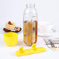 Portable Pill Box Organizer With Water Bottle Compartments