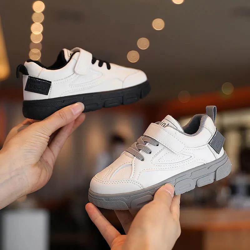 Children's Light Casual Solid Sole Shoes Kids' Soft Sole Non-slip Running Shoes Waterproof Outdoor Walking Shoes