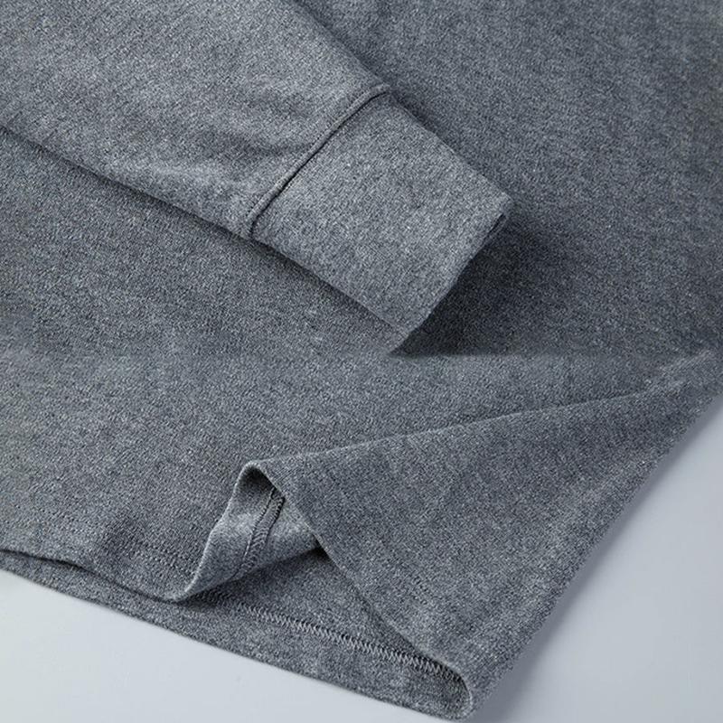 Men Winter Autumn Thicken Thermal Underwear Tight Tops High Elasticity Wearable Comfortable Versatile Pajamas Spring Long Sleeve Clothes Breathable