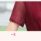 XL-XXXXXL Women's Summer Dress Middle-aged Mother Chiffon Veil Short Sleeve V-Neck Printing Mid-length Daily Wear