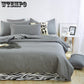 Bedding Solid Color Double Combed Matte Four Piece Set  Dormitory Simple Quilt Cover Bed Sheet