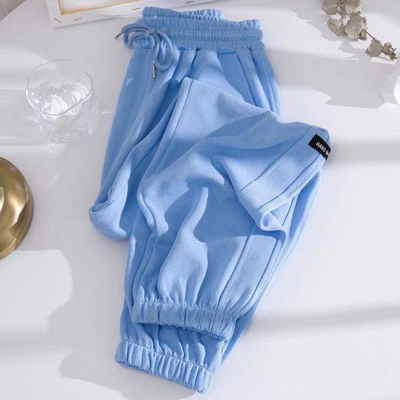 Fashion Western-style Harem Pants Men and Women Look Thin In Summer All-match Casual Pants Loose-fitting Sports Pants Ins Tide