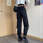 Overalls Women Are Thin and High Waist Spring and Autumn Handsome Black Loose Feet Ins Tide Leisure Sports