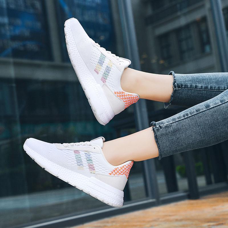 Spring and Summer Men and Women Casual Sports Shoes Lightweight Flat Mesh Breathable Couple  Running Shoes Unisex