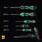 Retractable Screwdriver Set Multifunctional Insulated Plastic Handle Screwdriver Industrial Machine Removal ToolA