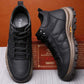 Men's Shoes Winter New Leather Shoes Plus Velvet Thick Warm Cotton Shoes Cotton Boots Outdoor Hiking Shoes