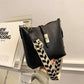Crossbody Bags Portable PU Leather Wide Strap Shoulder Bags Casual Female Multi-Layer Large Capacity 3 Colors
