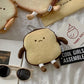 Cute Cartoon Toast Coin Purse Fluffy Messenger Bag Cute Small Bag Wild Mini Bag Girl Student Outing Trip Crossbody Bags
