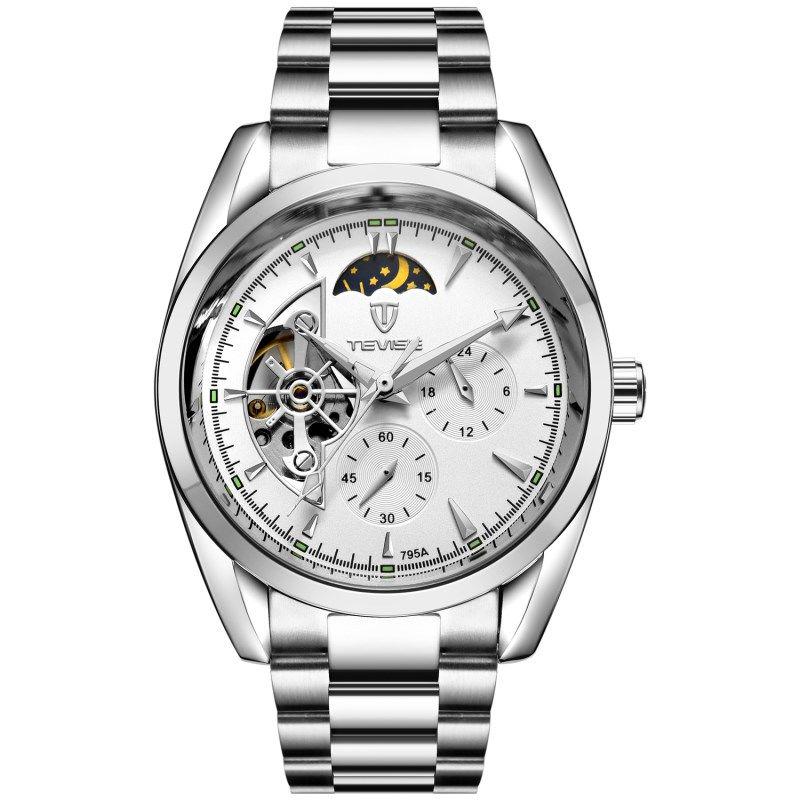 Men's Machinery Nightlight Business Hollow-out Watchband High-grade Waterproof Sports Watch