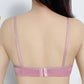 Ladies Underwear Thin Sexy Simple Comfortable Breathable Non-slip No Steel Ring Gather Embroidery Bra