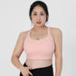 Women's Zipper Bra Sports Underwear Shockproof Running Large Size Fat Mm High-intensity Yoga Vest Seamless Gathering Fitness Bra Push Up Bra Top