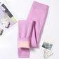 Warm Pants Women's Long-length Trousers Cotton Trousers Thickening and Velvet Slimming In Autumn and Winter High-waisted  Bottoming Cotton Wool Pants