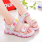 Girls' Sandals  Summer Big Children's Fashion Sports Soft-soled Sandals Little Princess Girls' Shoes Breathable Lightweight