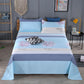 Autumn and Winter Cotton Sheets One-piece Three-piece Set Thickened Encryption Single Bed Double Bed Refreshing Skin-friendly and  Washable