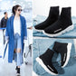 Spring Women's Socks and Shoes Casual High-top Breathable Flying Shoes Men's and Women's Stretch Knitted Sock Boots